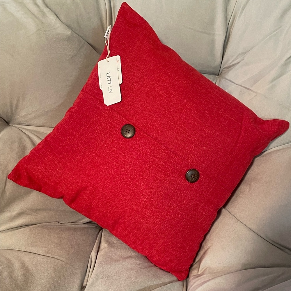 Red Accent Pillow